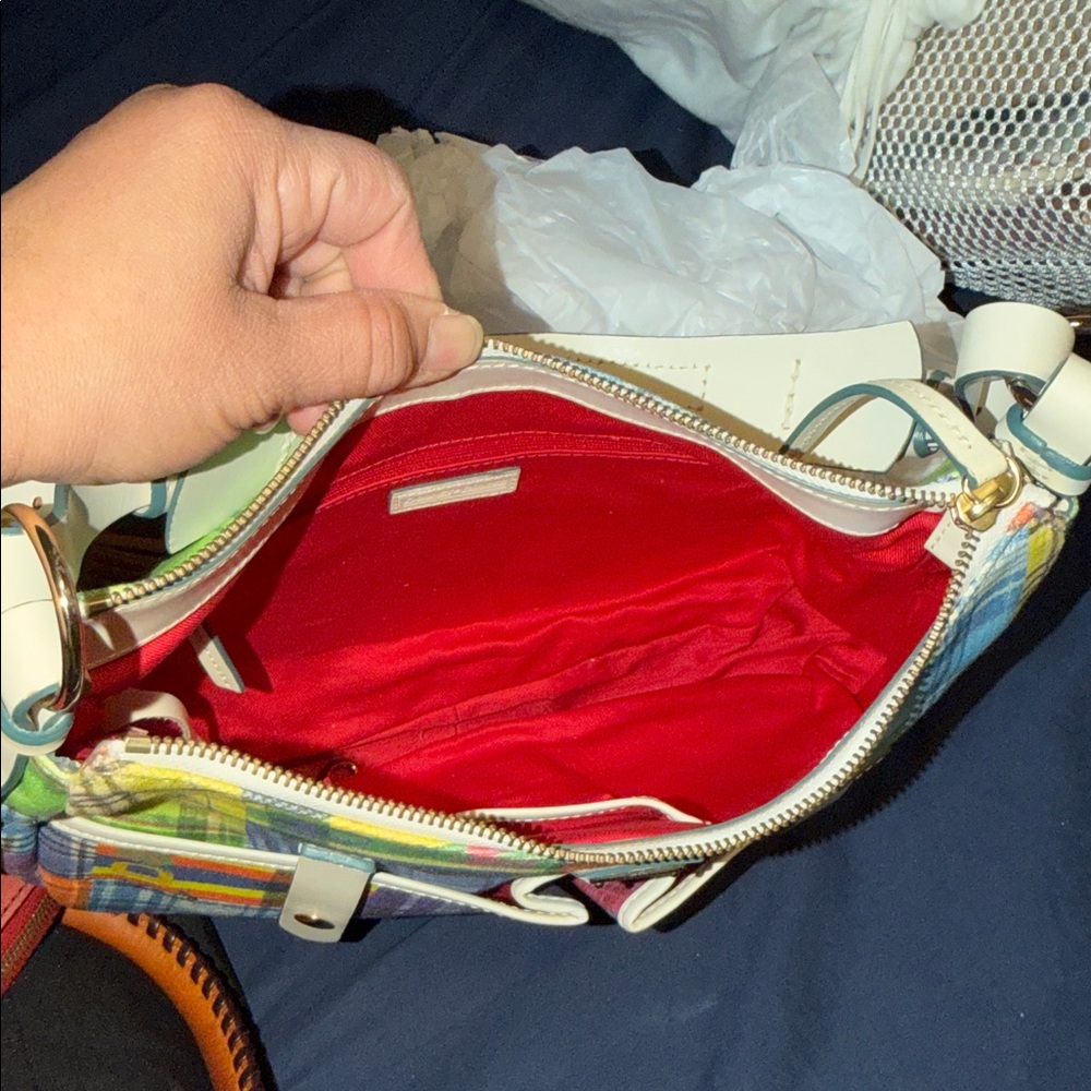 Dooney & Bourke Multicolor Patchwork Shoulder Bag - image 4